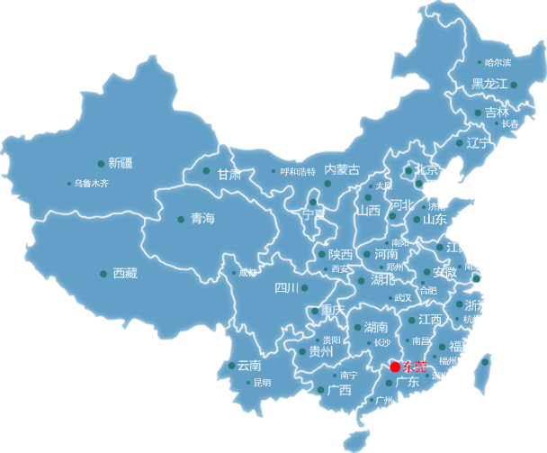 东丰东莞物流公司的东莞物流运输地图